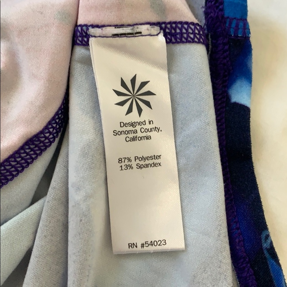 Athleta Multicolor Racerback Tank - Picture 5 of 6